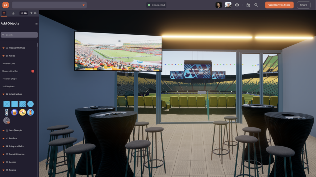 SuiteView dans l’interface Venue Twin