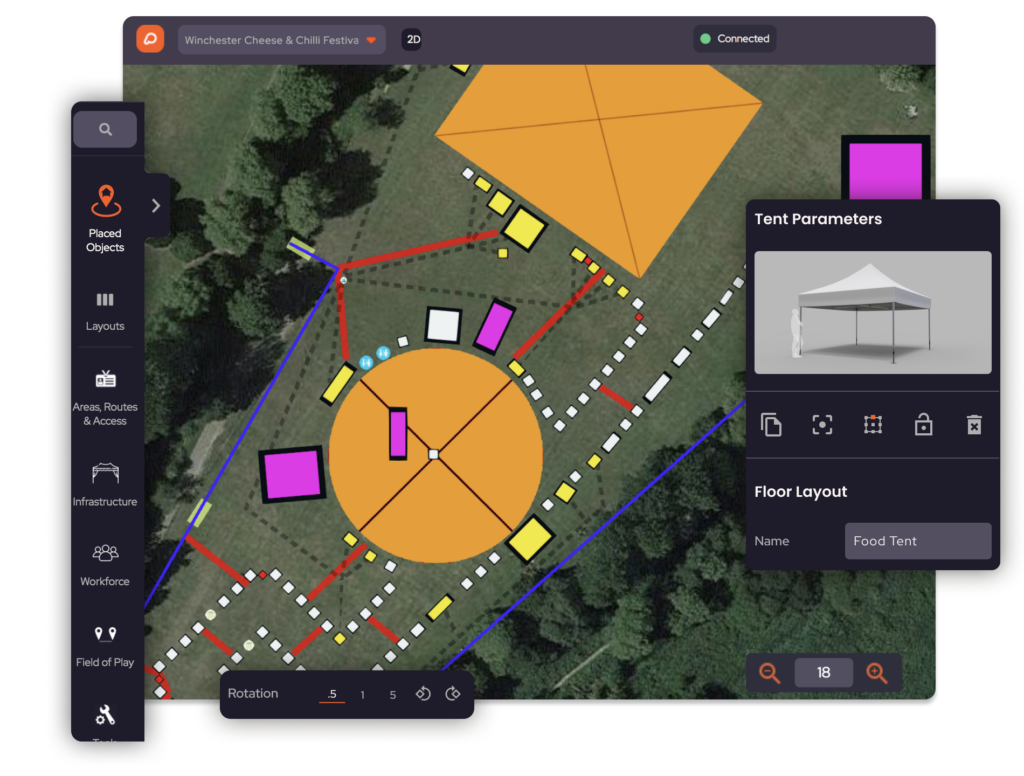 Festivalplanning binnen OnePlan