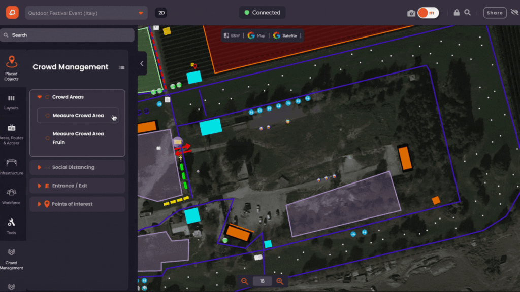 Calculating Crowd Capacity in OnePlan
