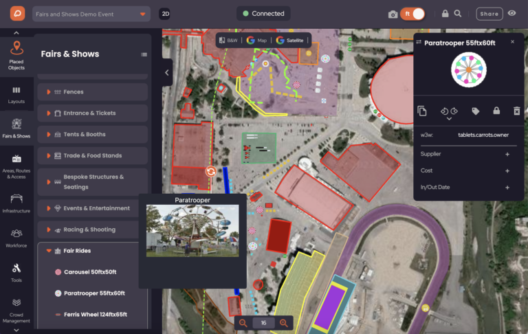 County Fair event plan in OnePlan