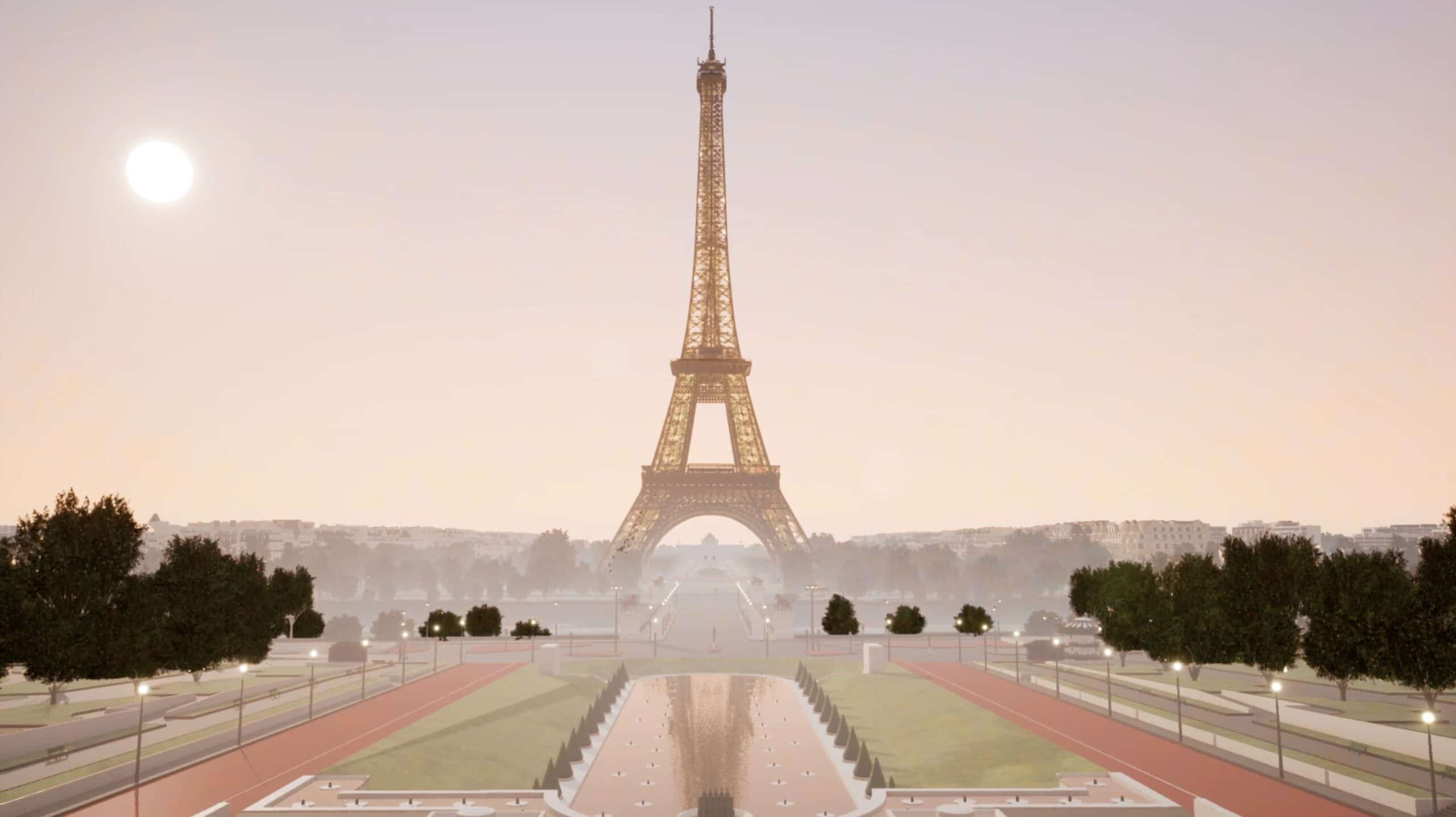 eiffel tower in venue twin