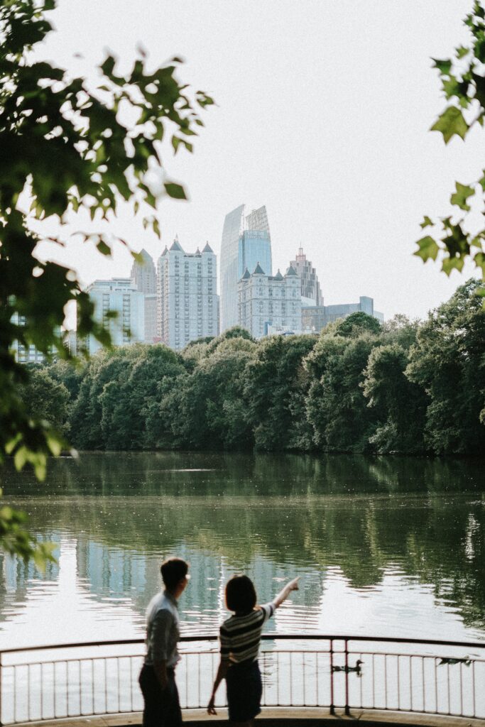 Outdoor events map in Atlanta