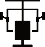 Chest press icon in OnePlan