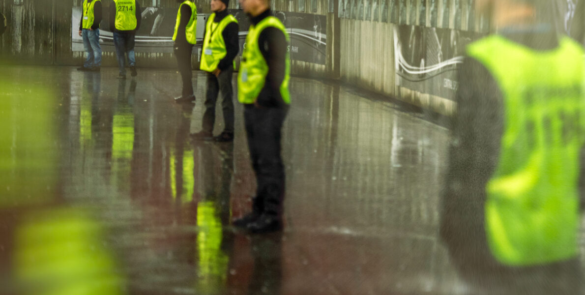 Security at a sporting event