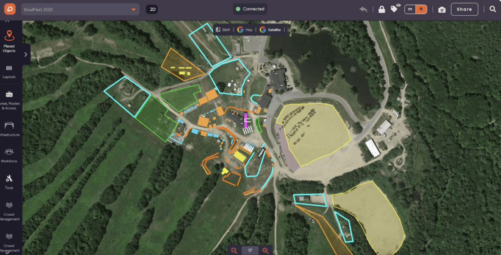 Plan d'événement SoulFest