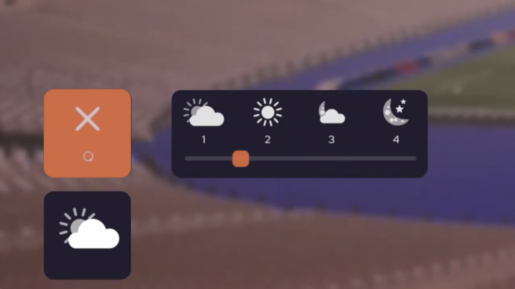 Venue Twin Weather Dial