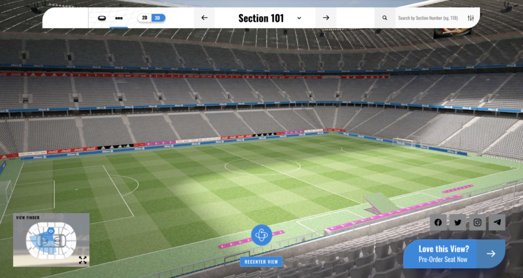 Seat View Venue Twin