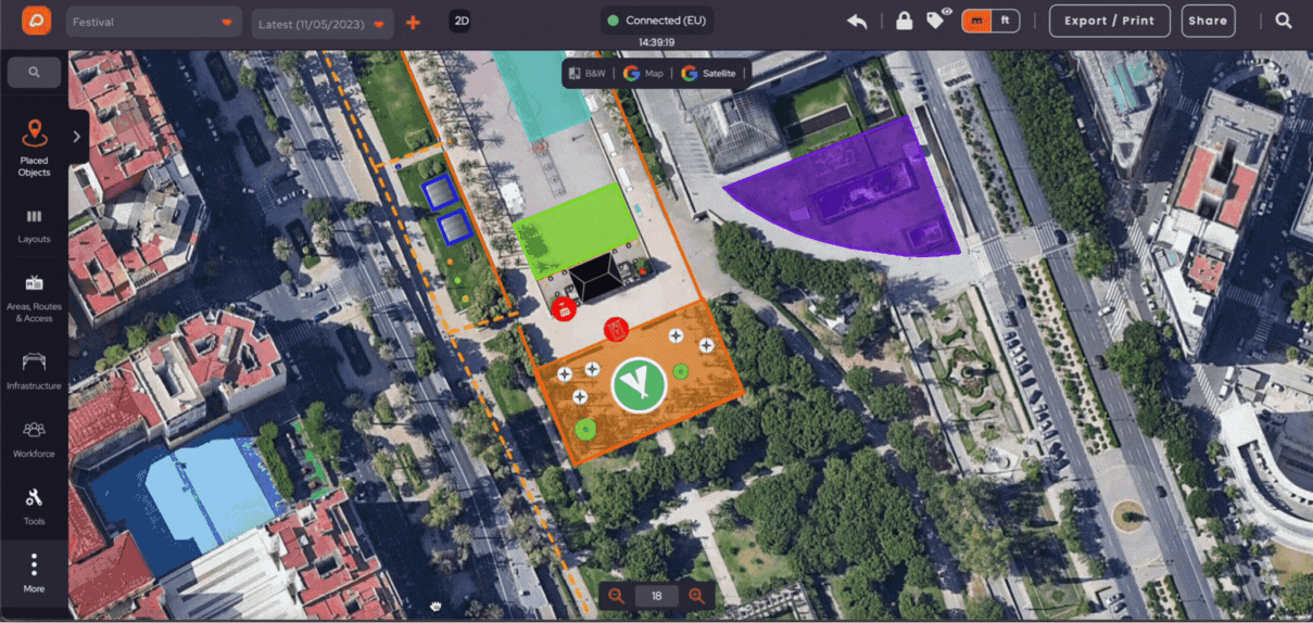 Pack Festival dans OnePlan