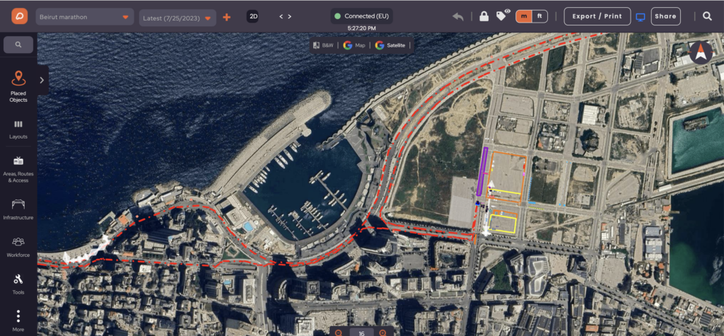 Beirut Marathon Event Plan