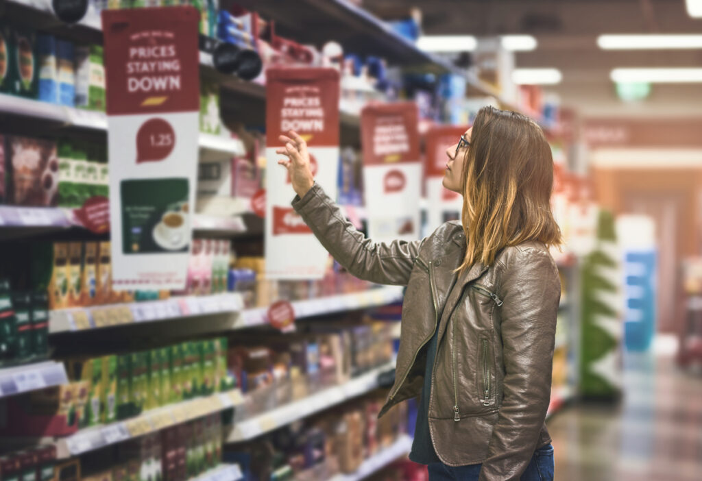 Woman Grocery Shopping
