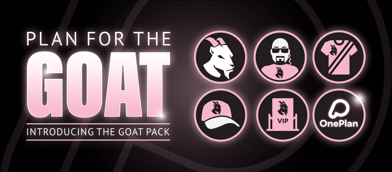 为 GOAT 制定计划 OnePlan 与 GOAT 包一起 | OnePlan