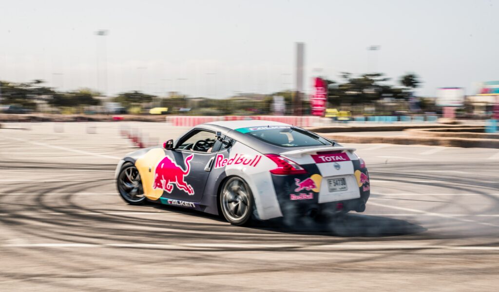 Dérive du parking Red Bull