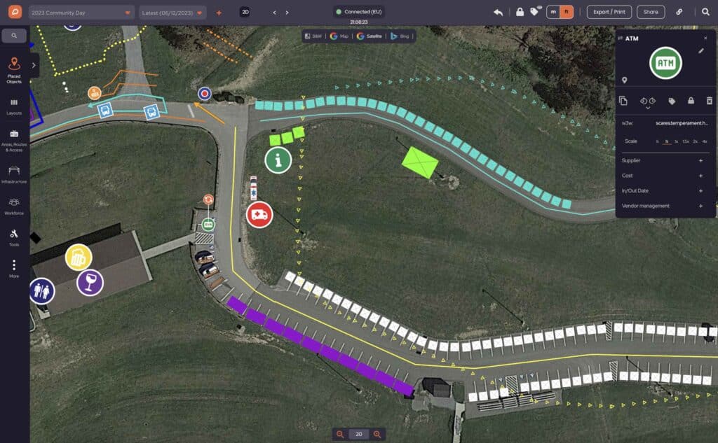 Arrangementsplan for Parks and Recreation Department i South Fayette Township