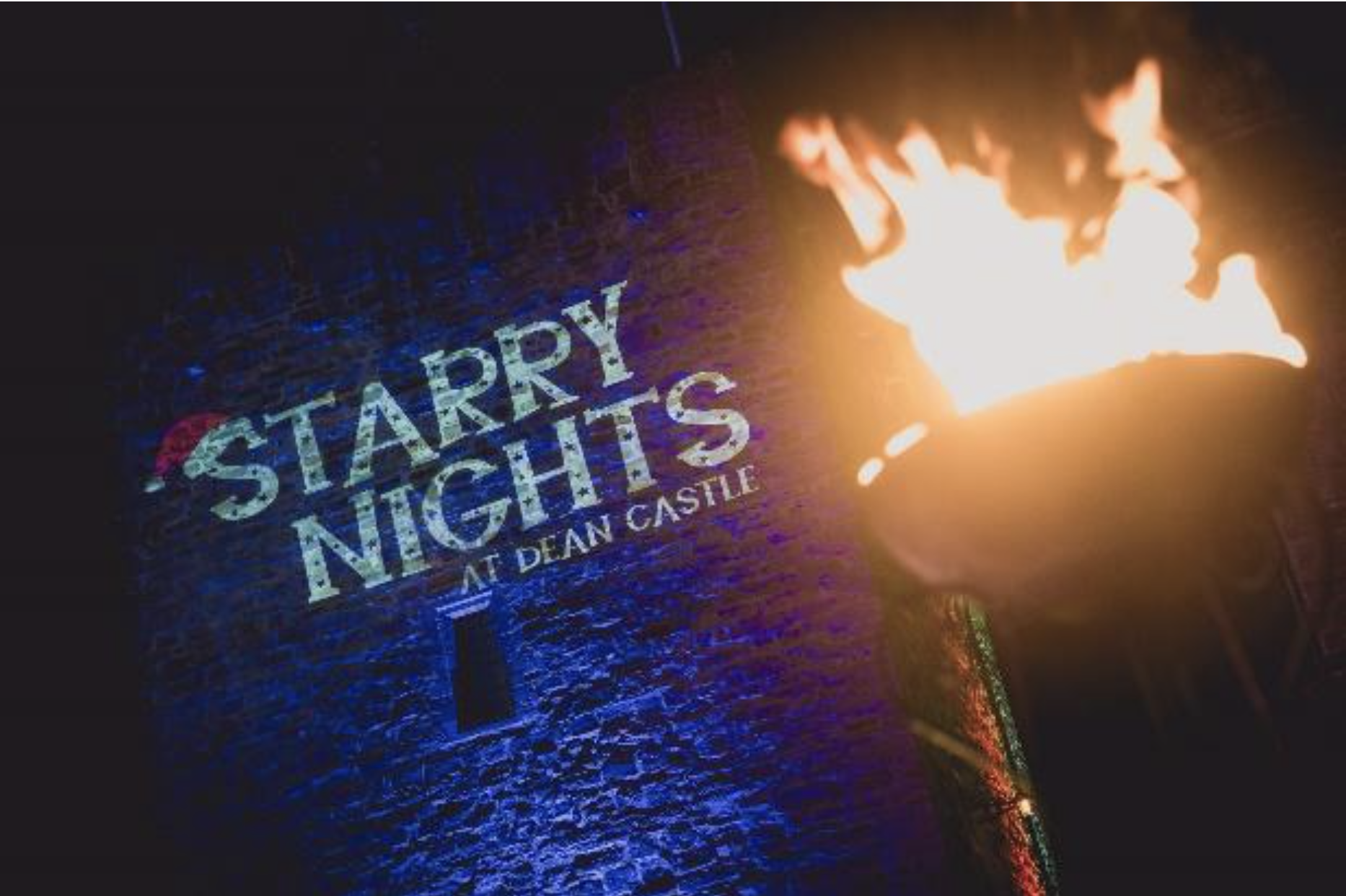 Real life event image from Starry Nights at Deans Castle