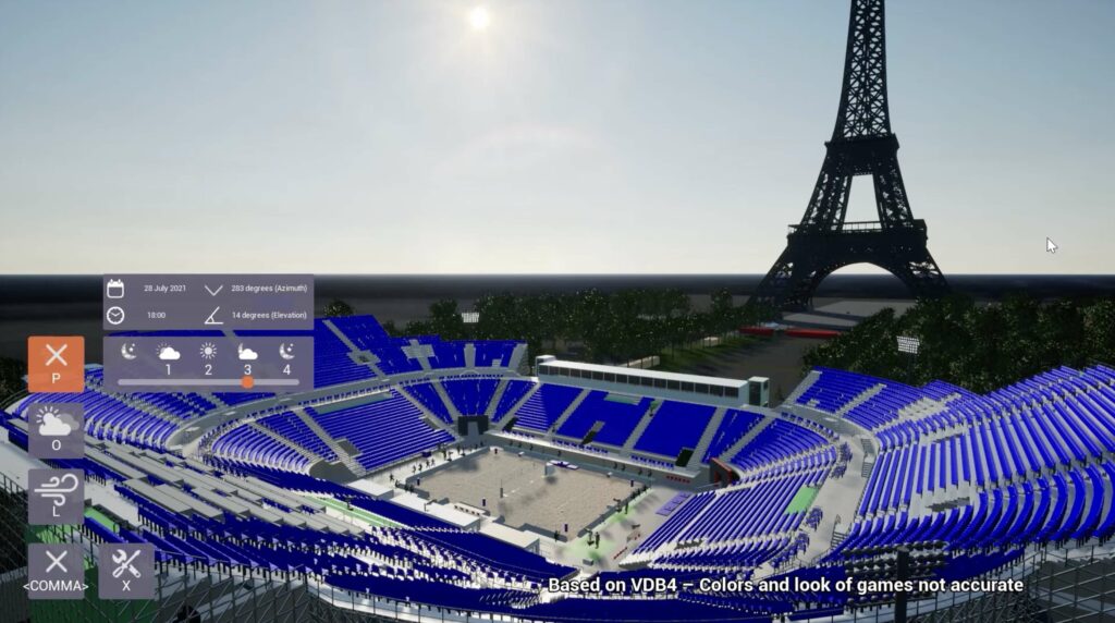 Eiffel Tower Arena digital twin